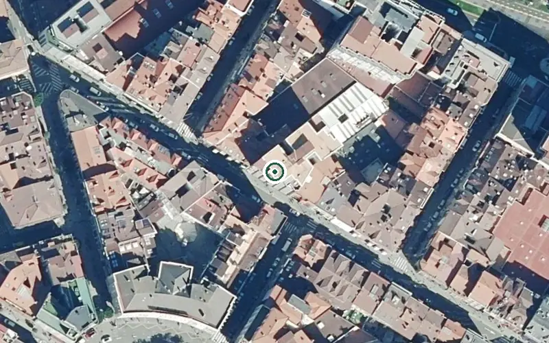 Vista aérea de la ubicación de Centro de Día VitalAstur