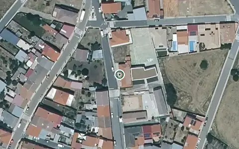 Vista aérea de la ubicación de Vivienda Municipal de Mayores Virgen de las Cruces