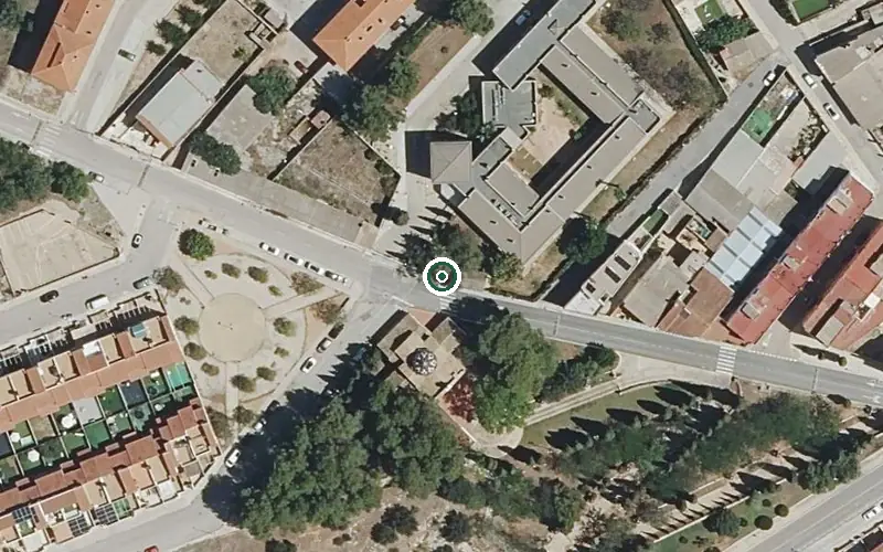 Vista aérea de la ubicación de Residencia y Centro de Día P.m.d. de Alcudia de Crespins