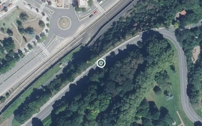 Vista aérea de la ubicación de Residencia Zorroaga Egoitza