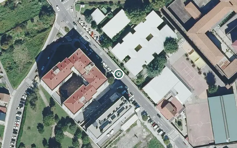 Vista aérea de la ubicación de Centro de Día para Persoas Maiores Os Avos