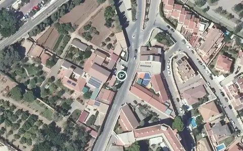 Vista aérea de la ubicación de Residencia para Personas Mayores San Carlos