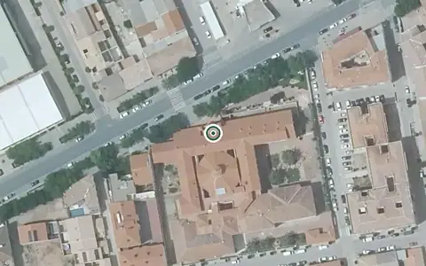 Vista aérea de la ubicación de Residencia de Mayores Sagrado Corazón