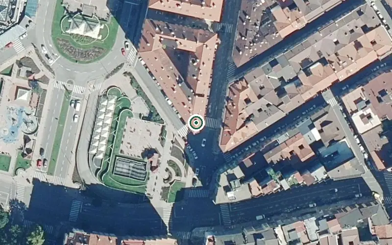 Vista aérea de la ubicación de Los Fresnos Residencia Geriátrica