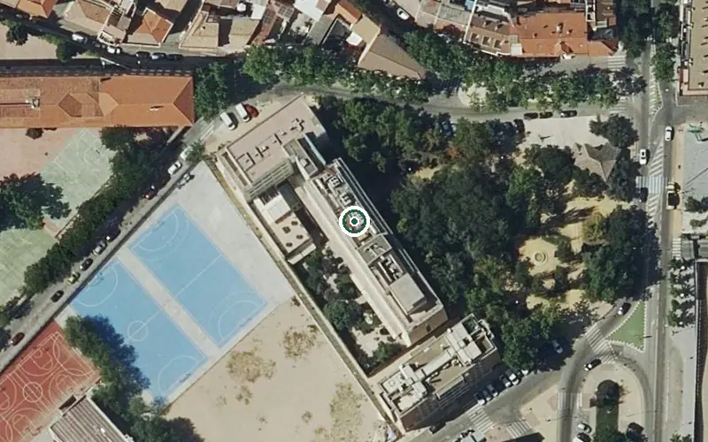 Vista aérea de la ubicación de Residencia Bouco Pinto 1