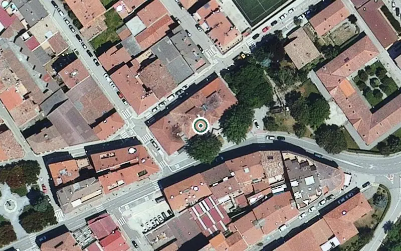 Vista aérea de la ubicación de Servei de Centre de dia