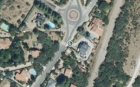 Vista aérea de la ubicación de Residencia Santa Mariana de Jesús