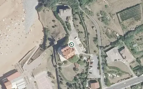 Vista aérea de la ubicación de Residencia la Arena Egoitza