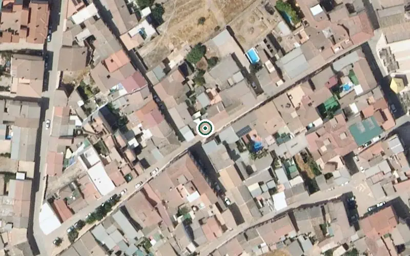 Vista aérea de la ubicación de Centro Residencial para Mayores Santa Isabel