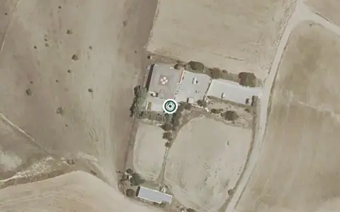 Vista aérea de la ubicación de Residencia Los Jazmines