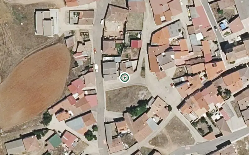 Vista aérea de la ubicación de Residencia Jesan