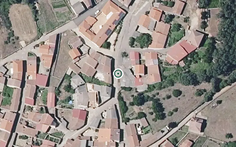 Vista aérea de la ubicación de Centro Residencial para Personas Mayores de Peñaparda