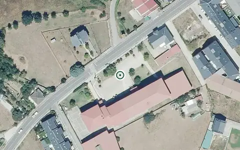 Vista aérea de la ubicación de Residencia da 3ª Idade de Pobra de Trives