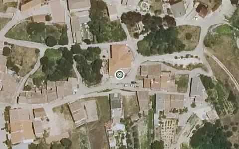 Vista aérea de la ubicación de Vivienda de Mayores de la Toba