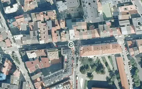Vista aérea de la ubicación de Residencia para Persoas Maiores Sanitas Residencial