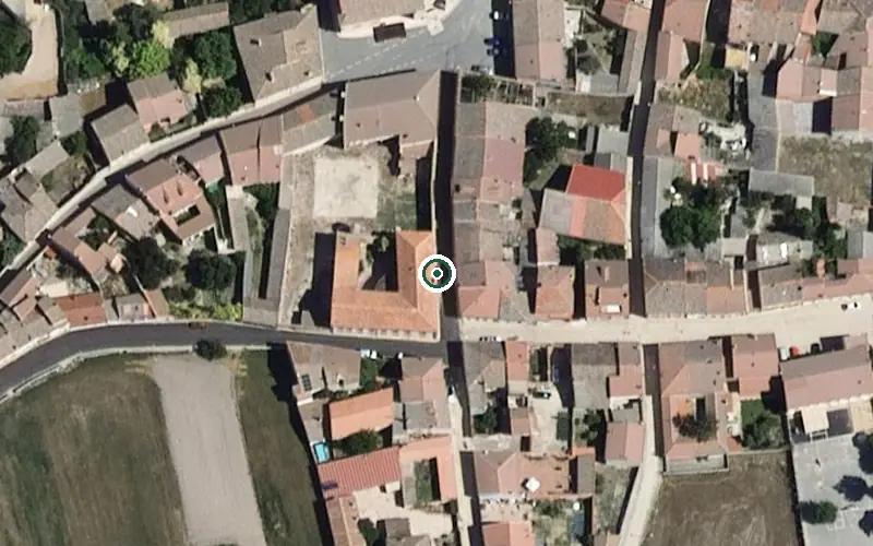 Vista aérea de la ubicación de Residencia de Personas Mayores San Miguel