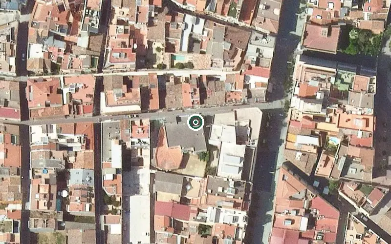 Vista aérea de la ubicación de Centre de dia per a Gent Gran Granollers Centre