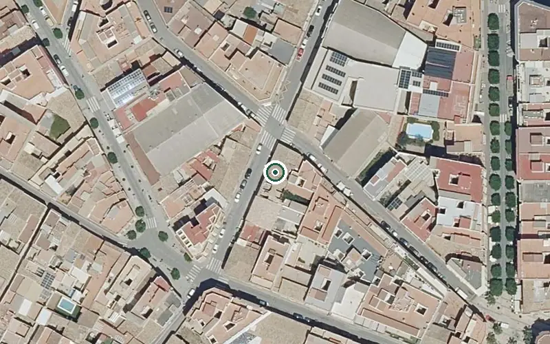 Vista aérea de la ubicación de Residencia para Personas Mayores Dependientes Llar de Sant Vicent