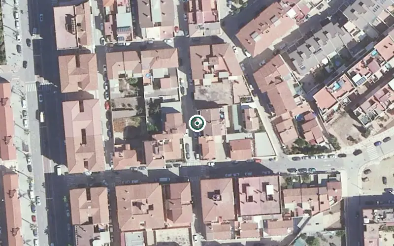 Vista aérea de la ubicación de Centro Residencial para Mayores Asistidos Seniors Velez Málaga