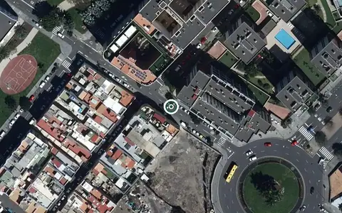 Vista aérea de la ubicación de Centro de Día el Palmeral