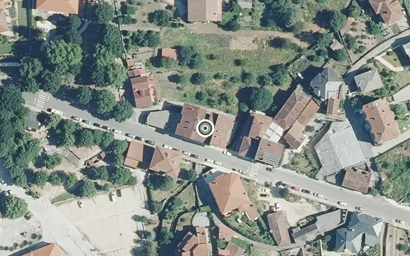 Vista aérea de la ubicación de Vivenda Comunitaria Pepe Isa i