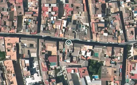 Vista aérea de la ubicación de Centro Residencial Mayores Margarita Marín Pérez