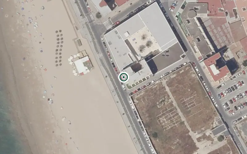 Vista aérea de la ubicación de Centro de Día para Mayores Santa María del Mar