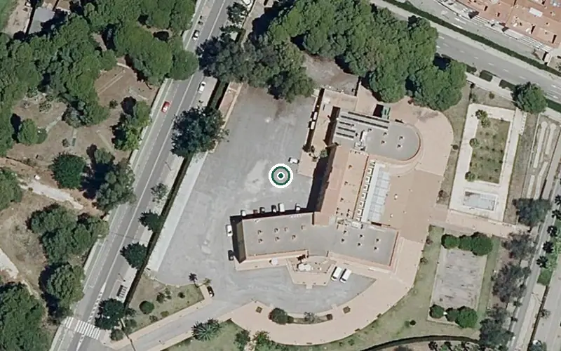 Vista aérea de la ubicación de Residencia y Centro de Día P.m.d. El Pinar