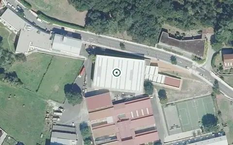 Vista aérea de la ubicación de Centro de Día de Cerdedo