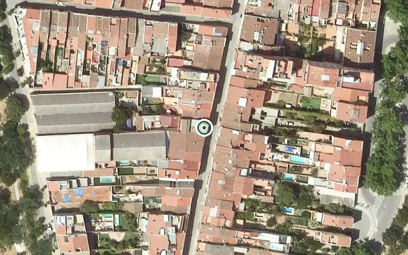 Vista aérea de la ubicación de Centre de dia per a gent gran Montcau Matadepera