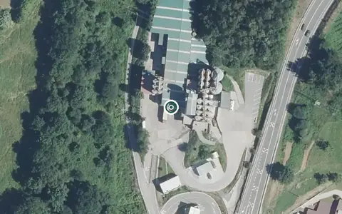 Vista aérea de la ubicación de Residencia San José de Larrauri Egoitza