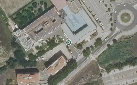 Vista aérea de la ubicación de Centro de Día San Diego