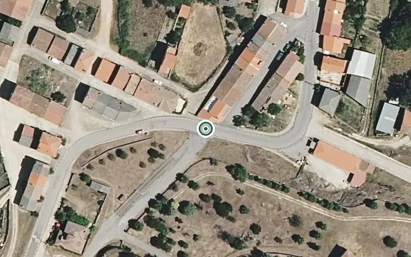 Vista aérea de la ubicación de Residencia de Personas Mayores Cielo de las Arribes