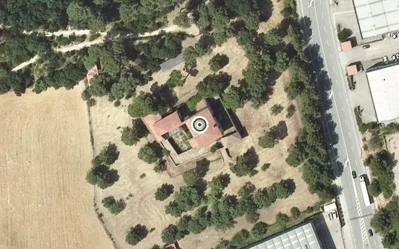 Vista aérea de la ubicación de Residència Sophos Barbera