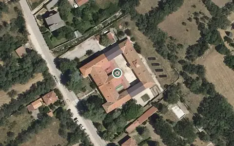 Vista aérea de la ubicación de Residencia Nuestra Señora de las Mercedes