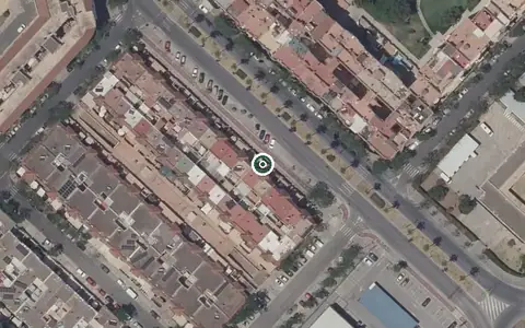 Vista aérea de la ubicación de Centro de Día para Mayores A.f.a. la Merced