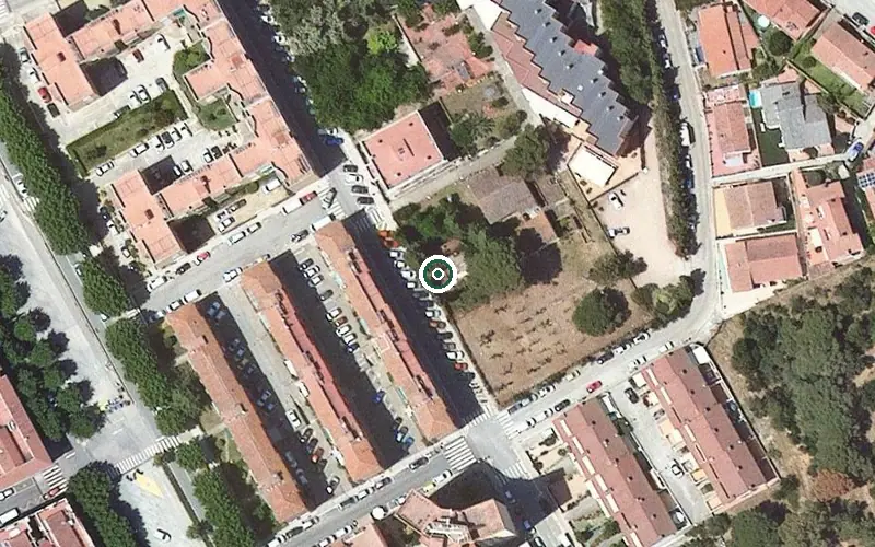 Vista aérea de la ubicación de Centre de dia per a gent gran Itaca-Arenys