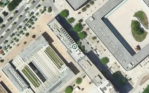 Vista aérea de la ubicación de Residència Voramar