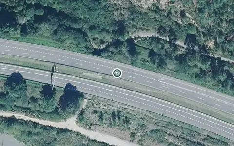 Vista aérea de la ubicación de Vivenda Comunitaria Valle de Rumbo Tercera Edad