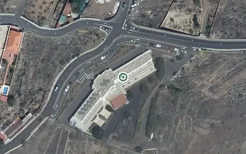 Vista aérea de la ubicación de Centro Sociosanitario Fundación Canaria Candelaria