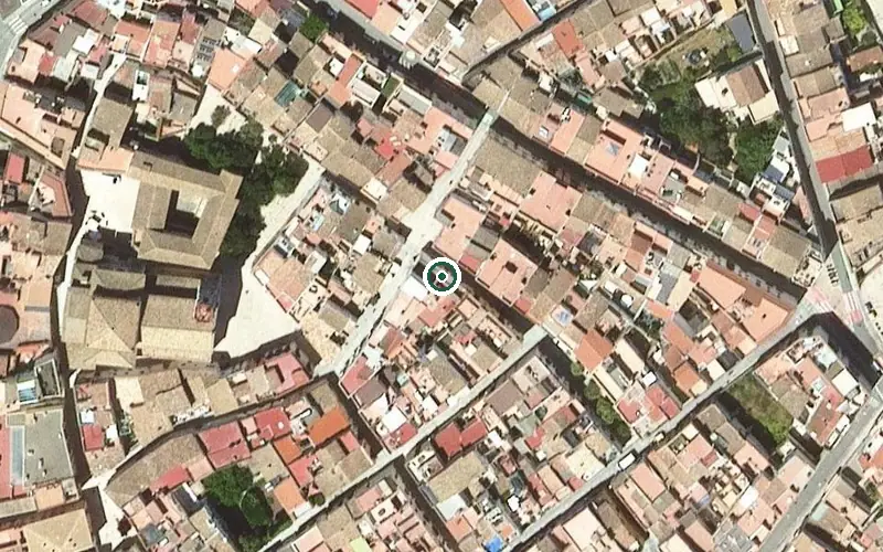 Vista aérea de la ubicación de Residència d'Avis Santa Teresa