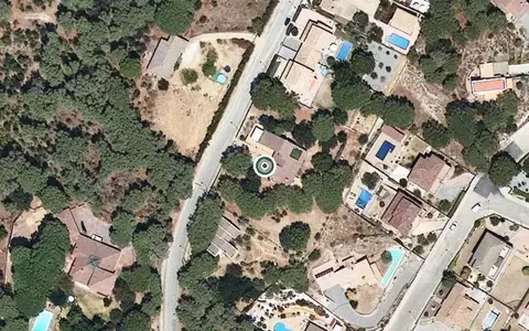 Vista aérea de la ubicación de Residència Millet