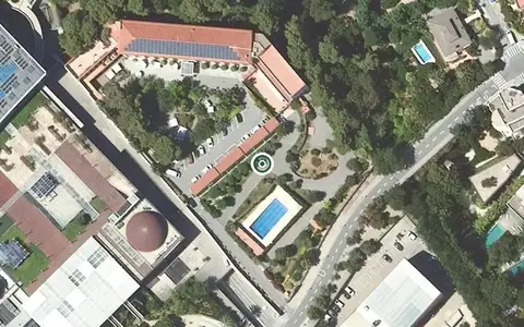 Vista aérea de la ubicación de Sanitas Residencial Altanova