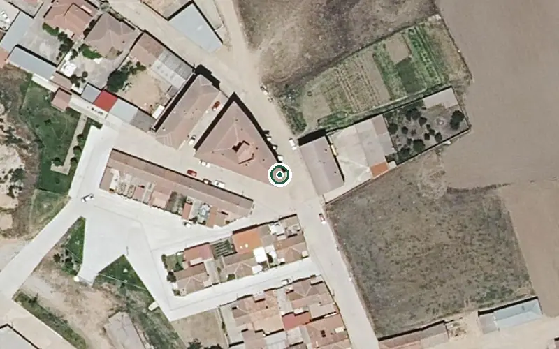 Vista aérea de la ubicación de Centro Personas Mayores San Roque II
