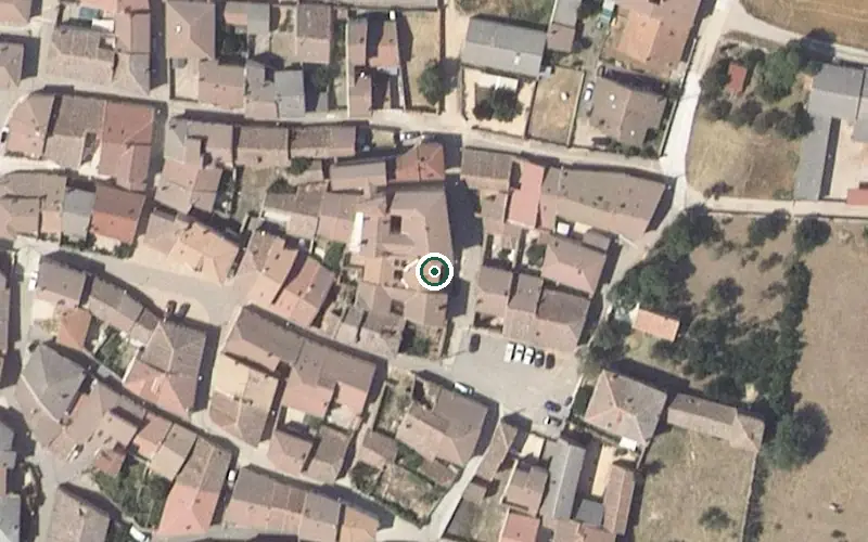 Vista aérea de la ubicación de Residencia de Personas Mayores Ntra. Casa la Grande