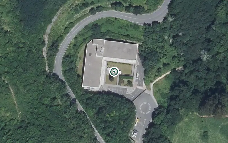 Vista aérea de la ubicación de Oizpe Egoitza