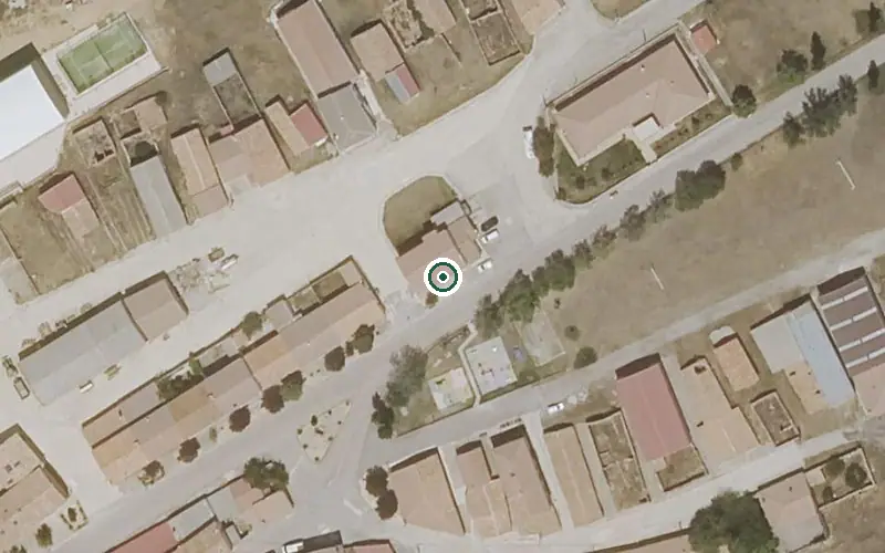 Vista aérea de la ubicación de Vivienda Municipal de Mayores
