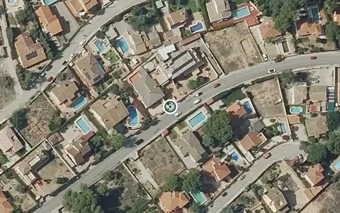 Vista aérea de la ubicación de Residencia para Personas Mayores Dependientes Virgen de Cortes