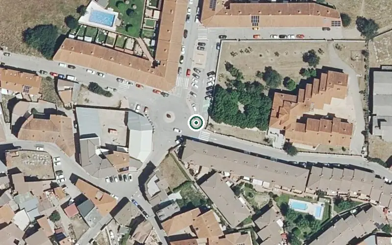 Vista aérea de la ubicación de Residencia Guadalix de la Sierra (Municipal)