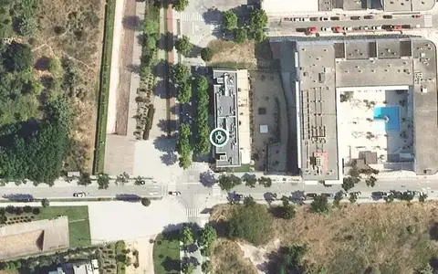 Vista aérea de la ubicación de Centre de dia La Calma Residencial